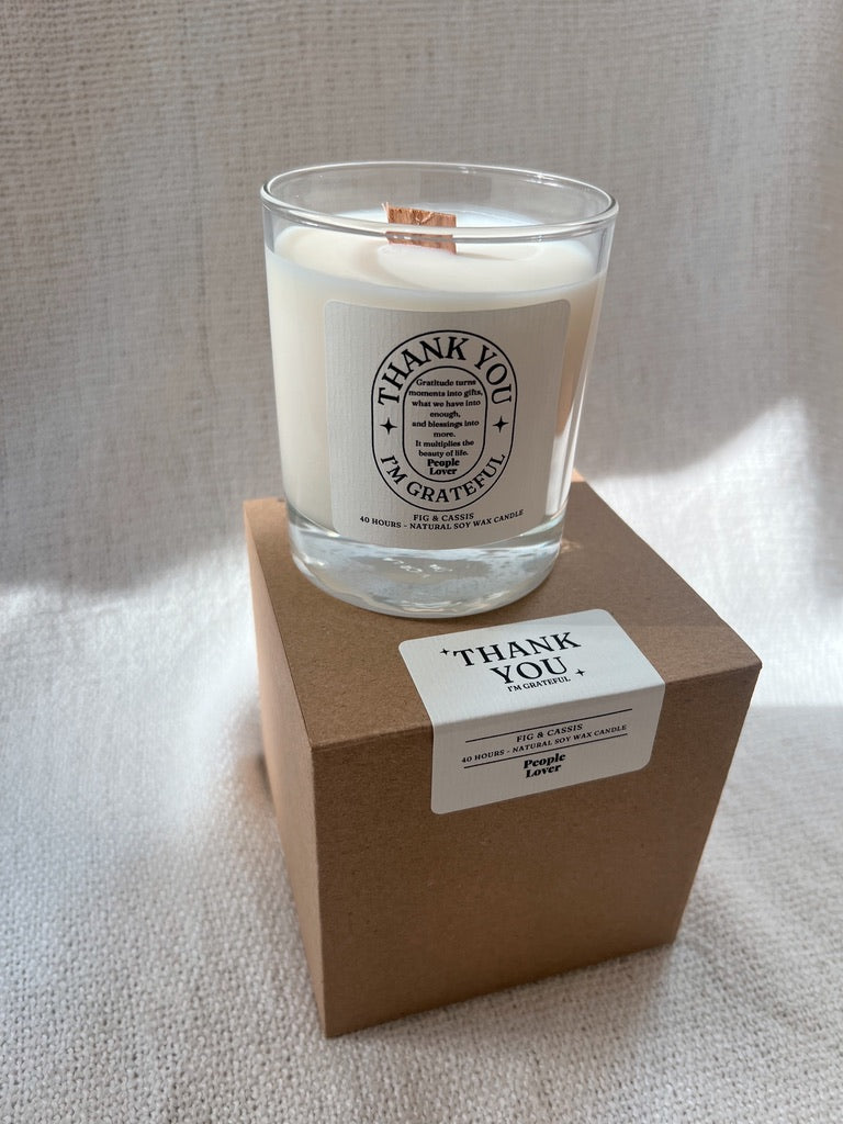 Thank You Candle
