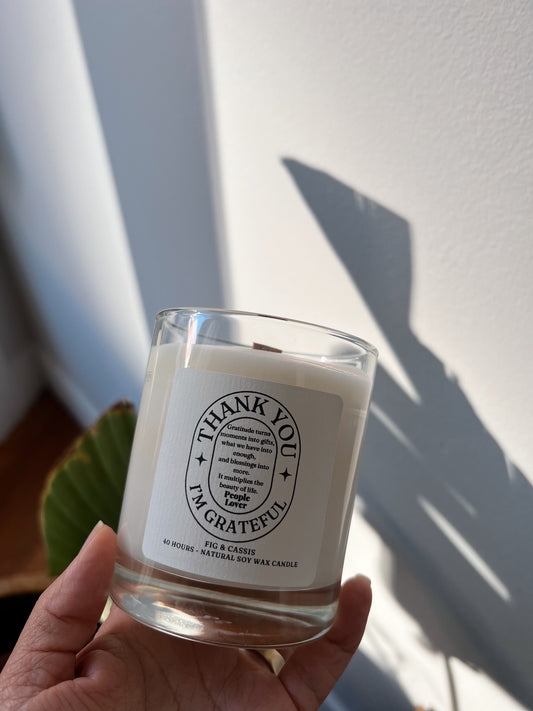 Thank You Candle