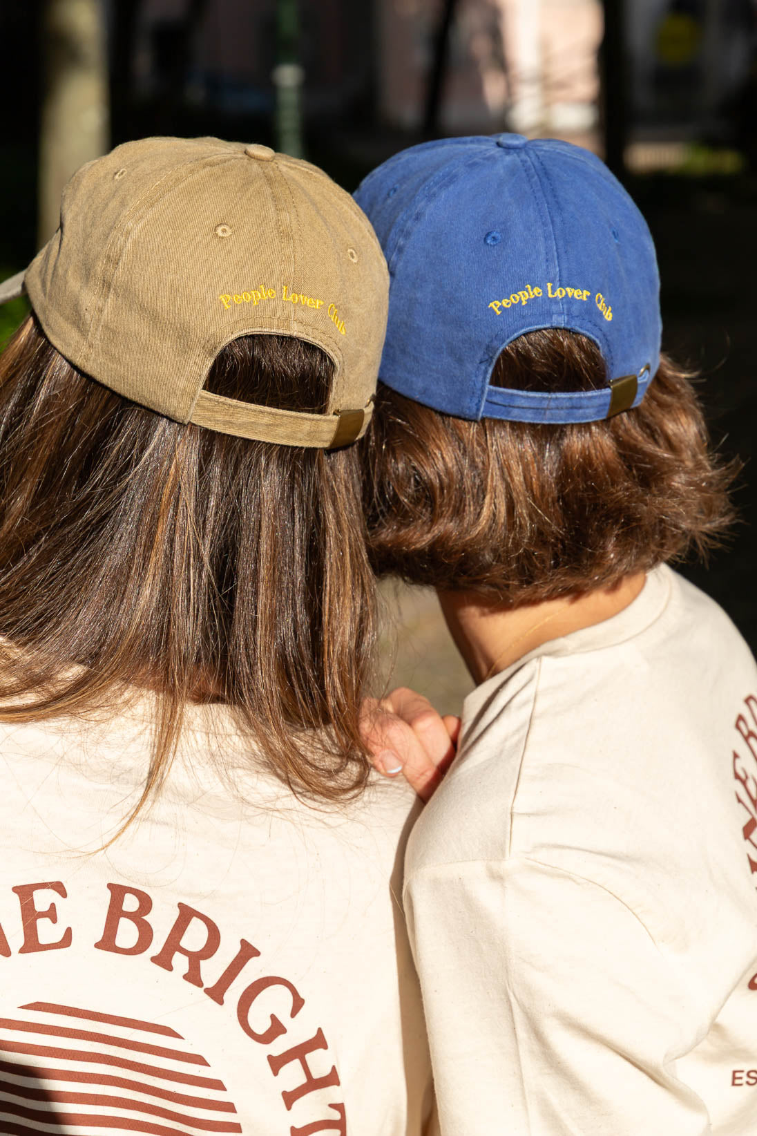 Shine Bright Sunshine Cap – Washed Sand & Yellow Embroidery