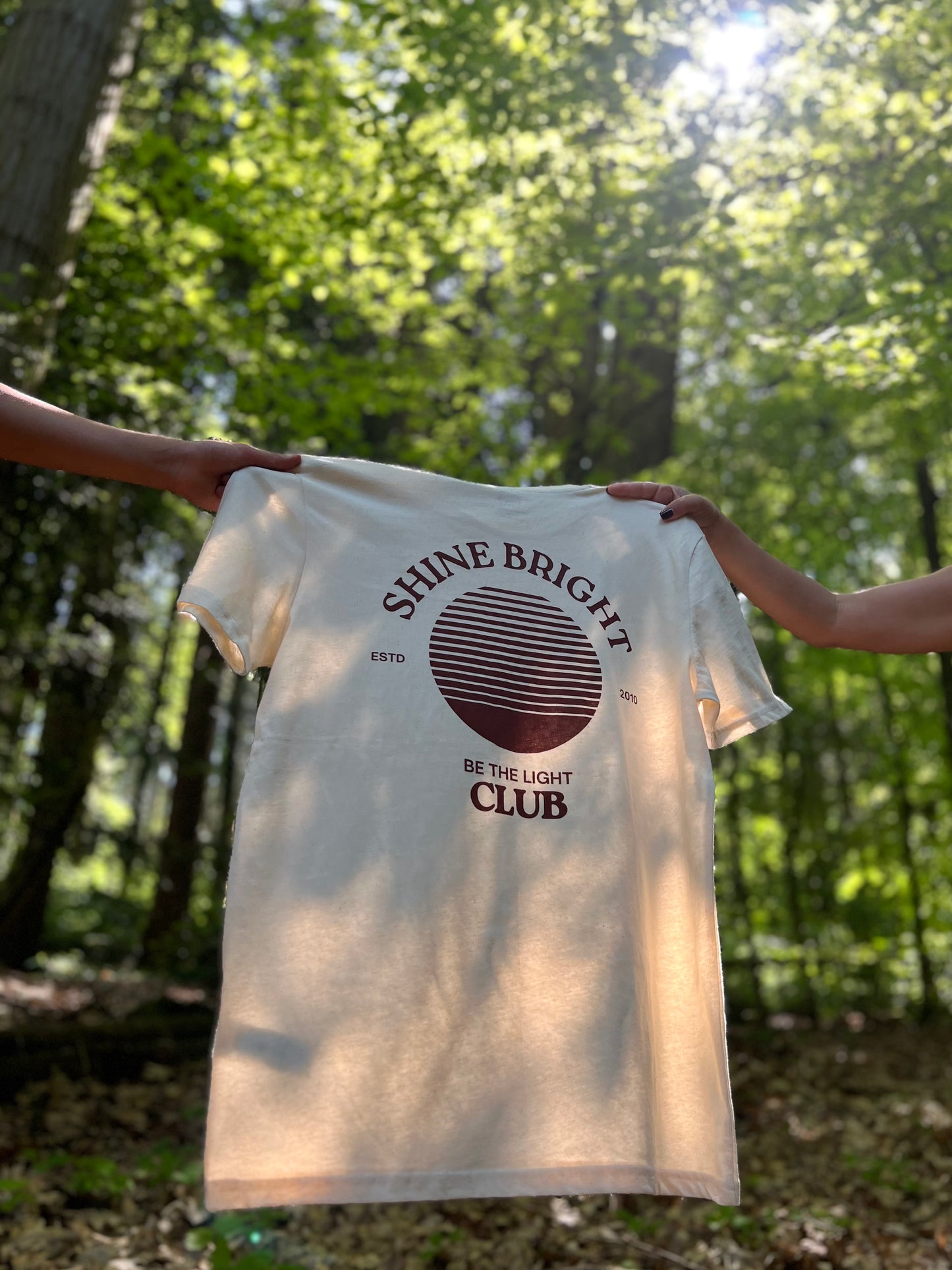 Shine Bright T-shirt – Horizon Edition (Natural Raw)