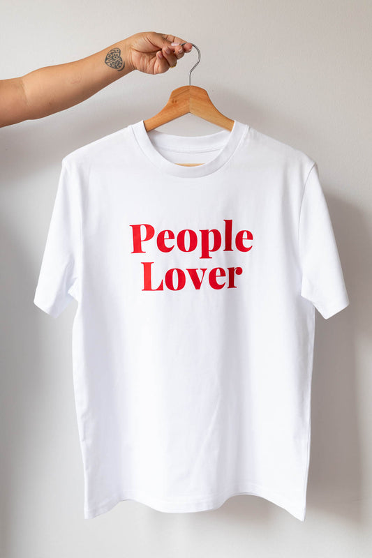 People Lover T-shirt – White