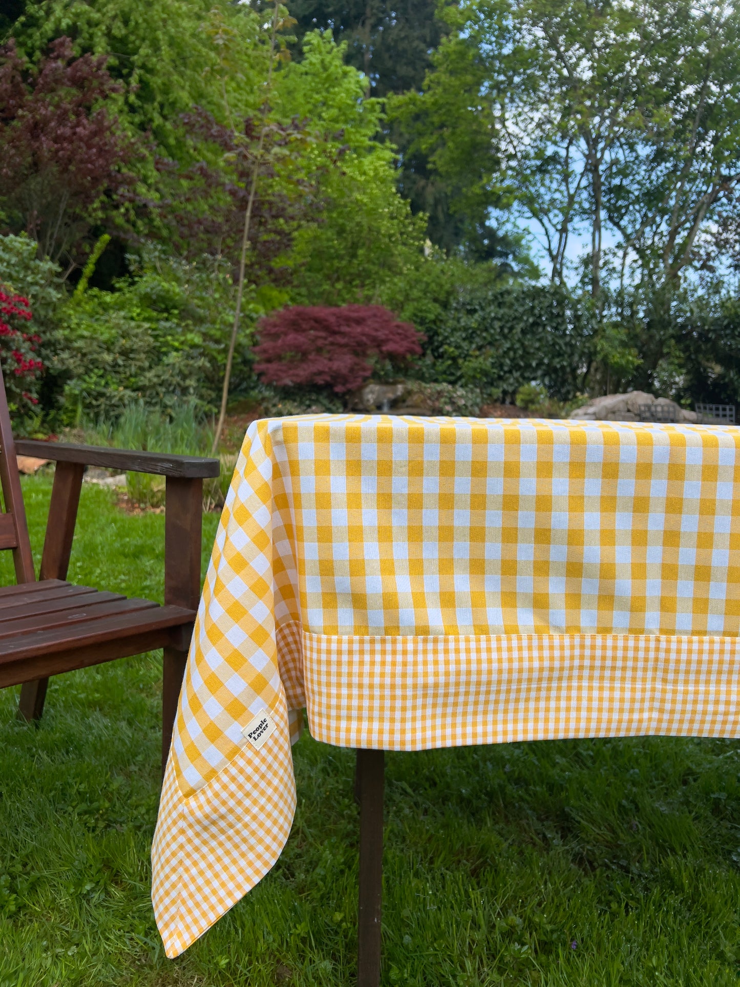 Yellow Vichy Tablecloth