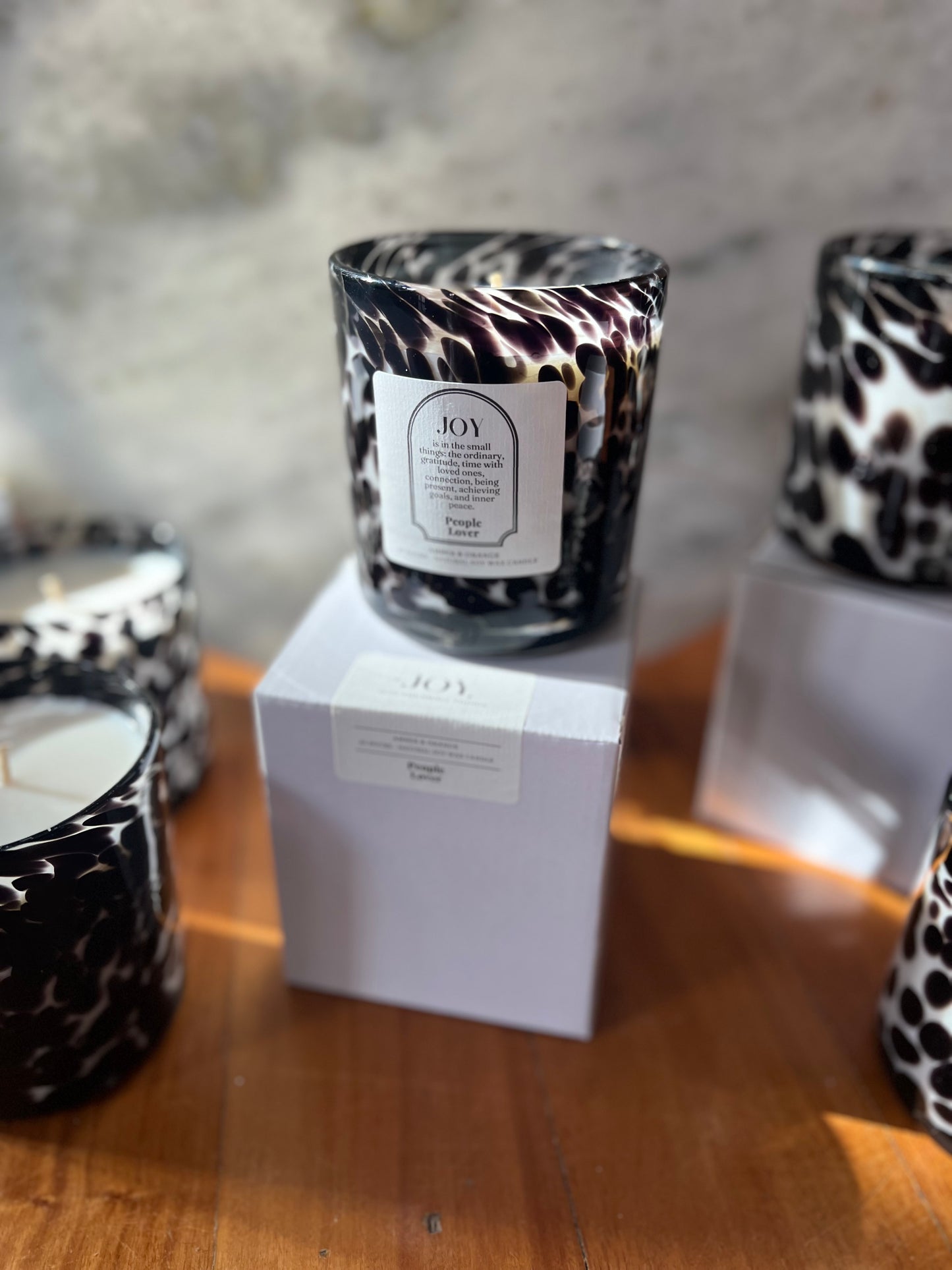 JOY Candle – Amber & Orange (70 Hours)