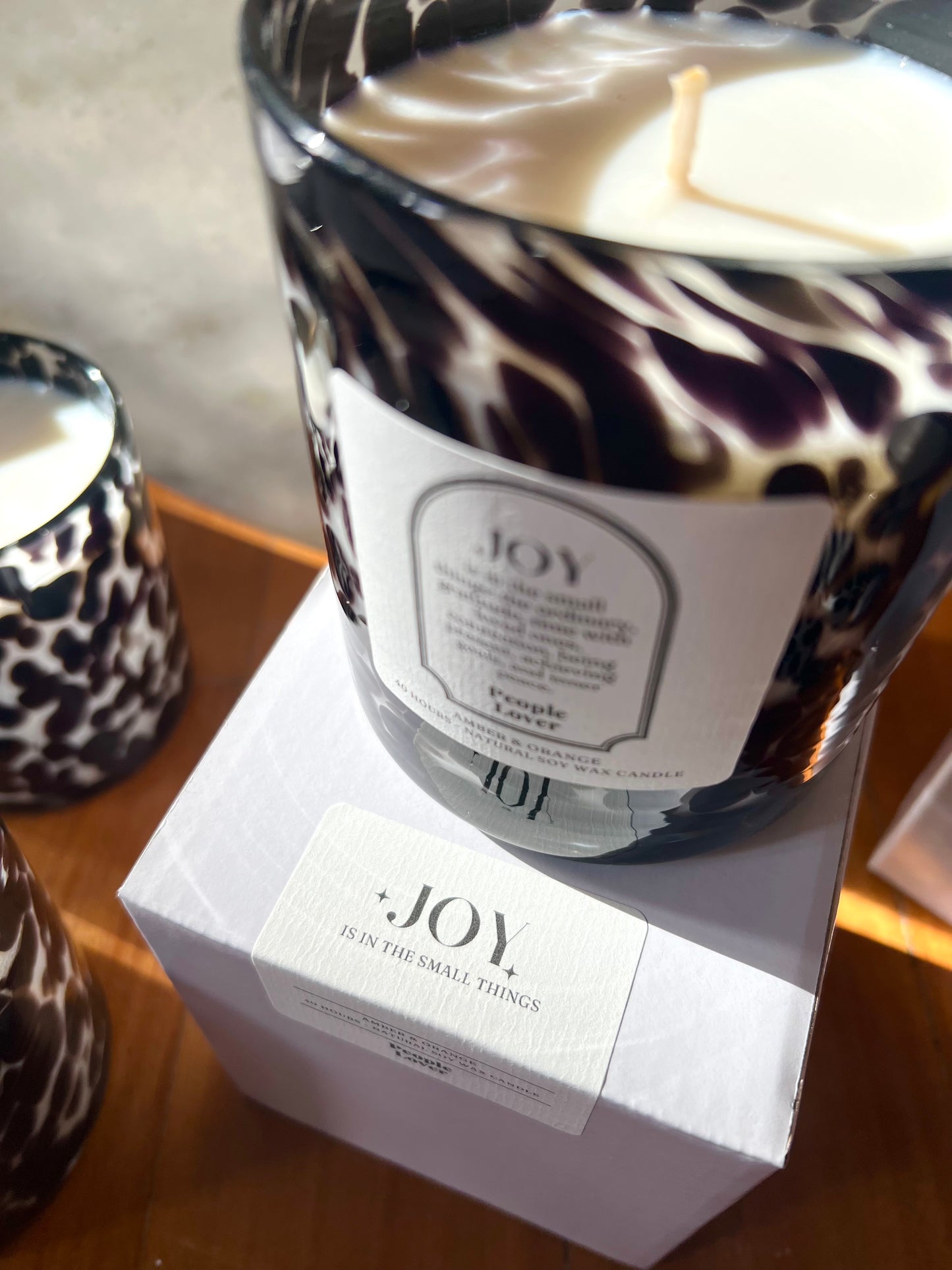 JOY Candle – Amber & Orange (70 Hours)