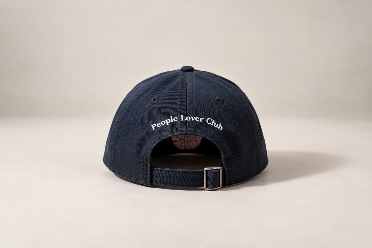 Hat Heart Navy Blue