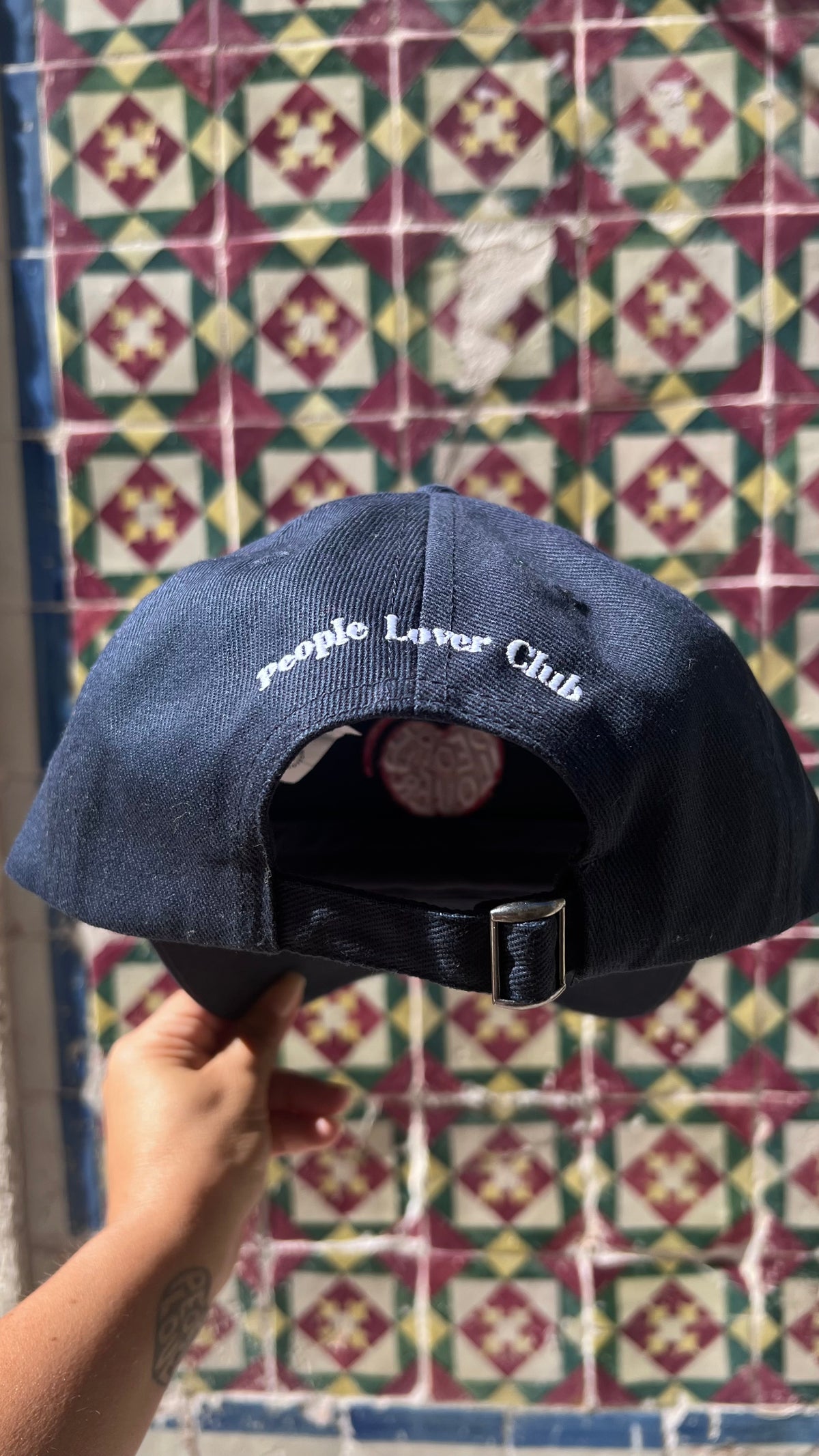 Hat Heart Navy Blue
