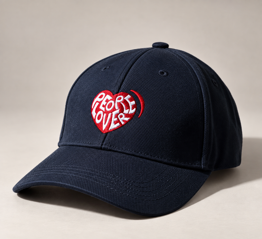 Hat Heart Navy Blue