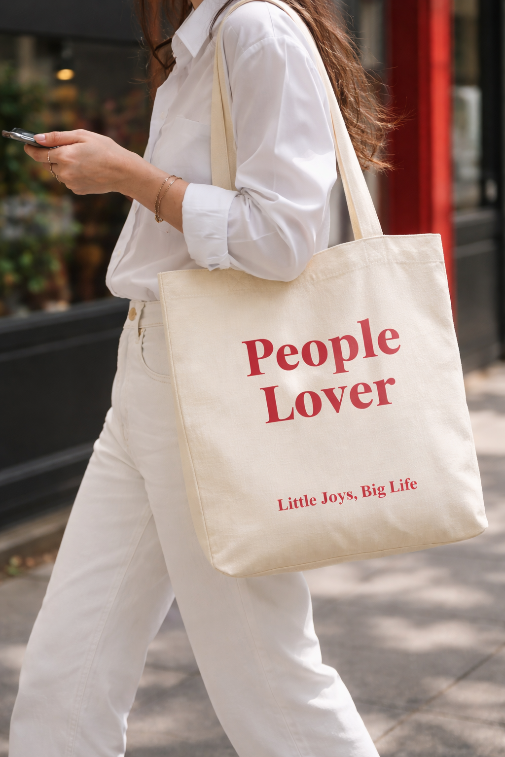Little Joys Cream Tote Bag