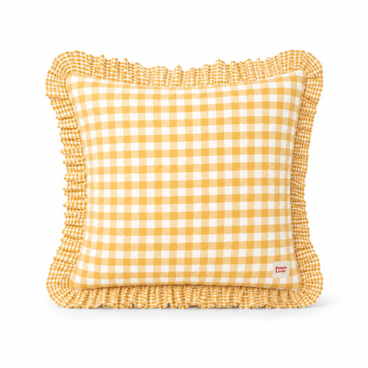 Pillowcase Yellow Vichy