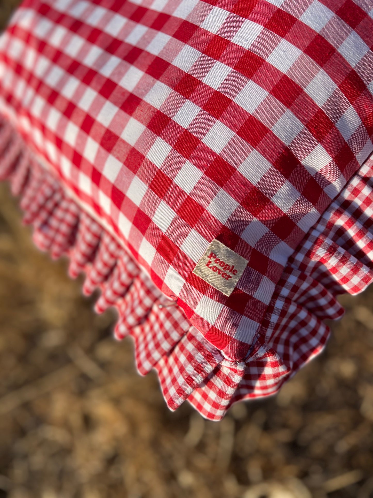 Pillowcase Red Vichy