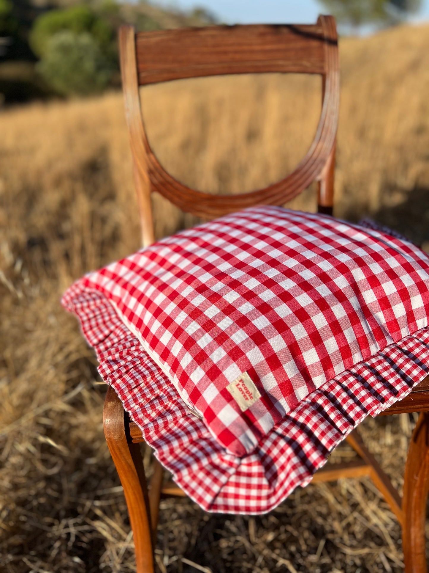 Pillowcase Red Vichy