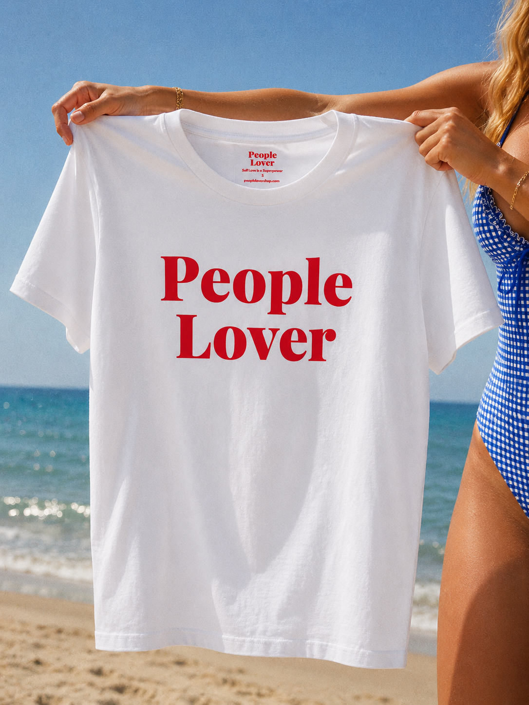 People Lover T-shirt – White