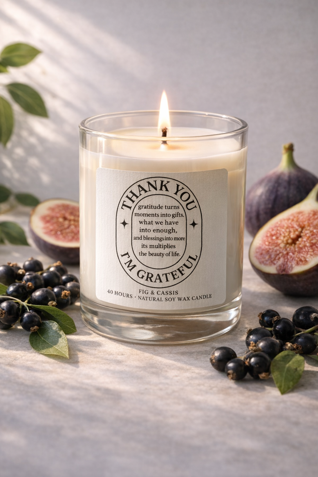 Thank You Candle