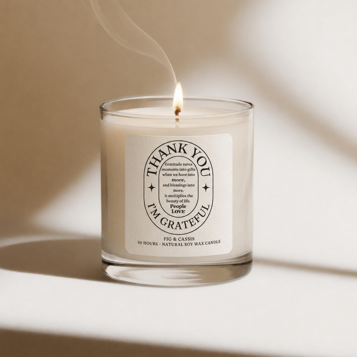 Thank You Candle