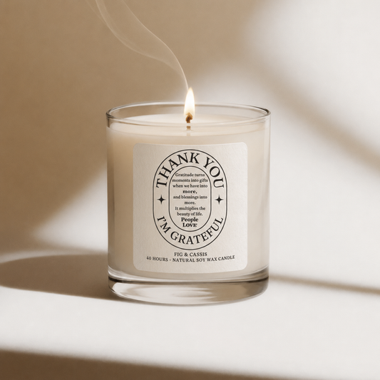 Thank You Candle
