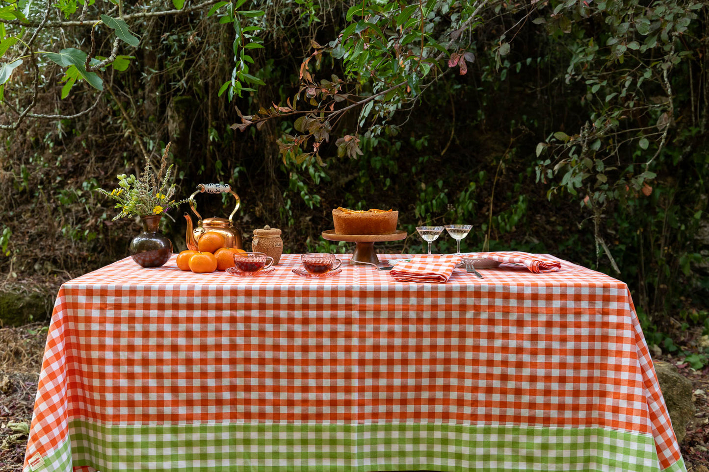 Picnic Tablecloth Orange