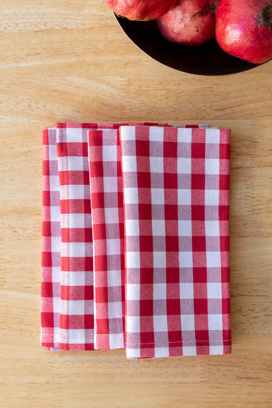 Red Picnic Napkin - Set of 4