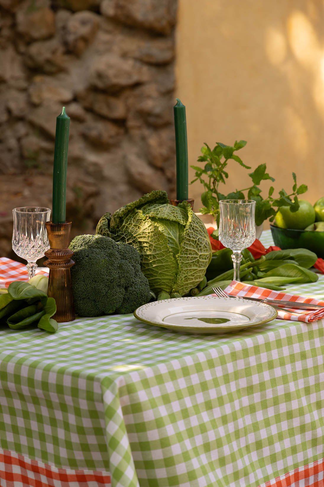 Picnic Tablecloth Green