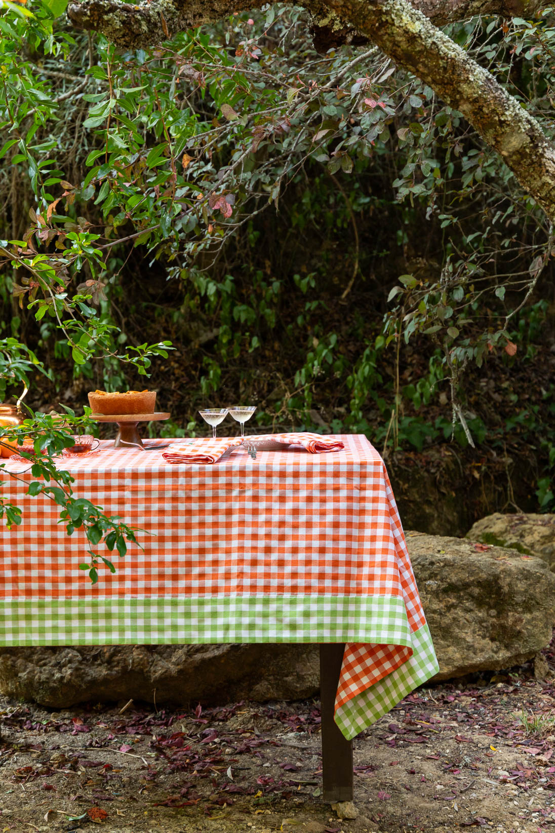 Picnic Tablecloth Orange