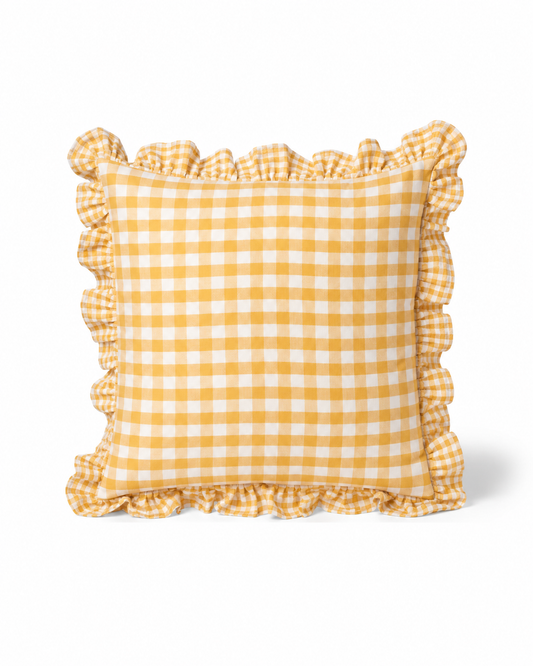 Pillowcase Yellow Vichy